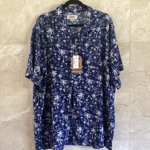 Super Triple Goose XXL Button-Up Shirt Bundle, Tropical Dad Energy, Resortwear - Picture 10 of 15